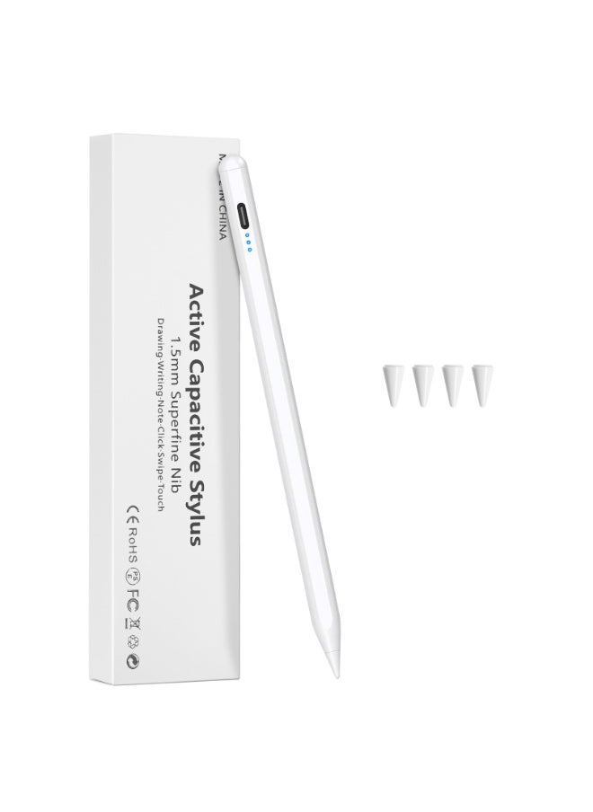 XiuWoo Stylus Pen for iPad 9th&10th Gen with Palm Rejection, Active Pencil Compatible with Apple iPad 10th/9th/8th/7th/6th Gen, iPad Air 5th/4th/3rd Gen,iPad Pro 11 & 12.9 inch, iPad Mini 6th/5th Gen  - Image 1
