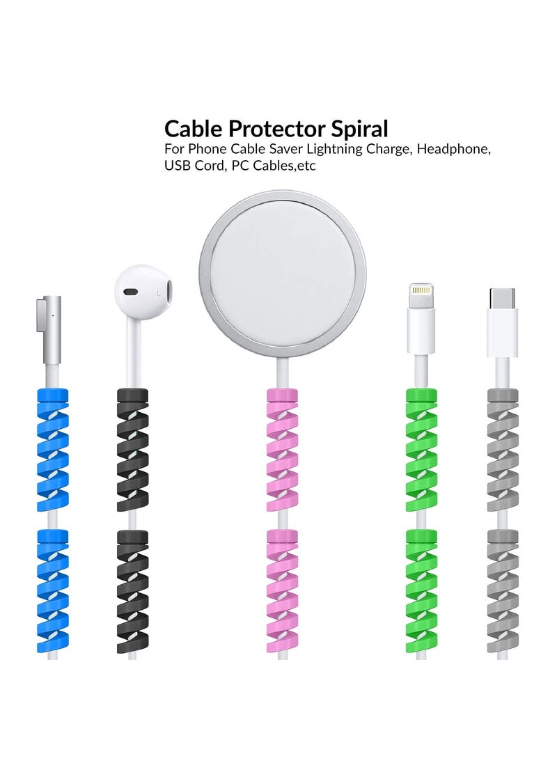 CASTANEA 18 pcs Cord Cable Wire Holder Protector Castanea Cable Holder Organizer Accessories Self Adhesive Cable Straps Hook and Loop Cable Ties for Home Office Car Desktop Laptop Computer  - Image 3