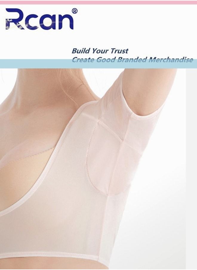 Rcan - Underarm Sweat Pad Quick Dry Protective Chest Underwear Ultra Thin Anti-Slip Anti-Sweat Deodorant Washable Tank Top For Women - Image 1