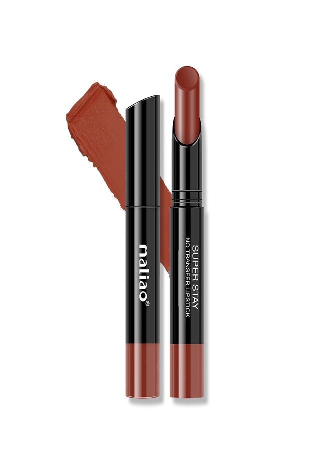 Maliao Super Stay No Transfer Lipstick | Long Lasting Matte Finish | Waterproof & Smudge-Proof Formula | High Pigment Color | Lightweight & Comfortable Wear | Mash Brown, 3.8g - Image 2
