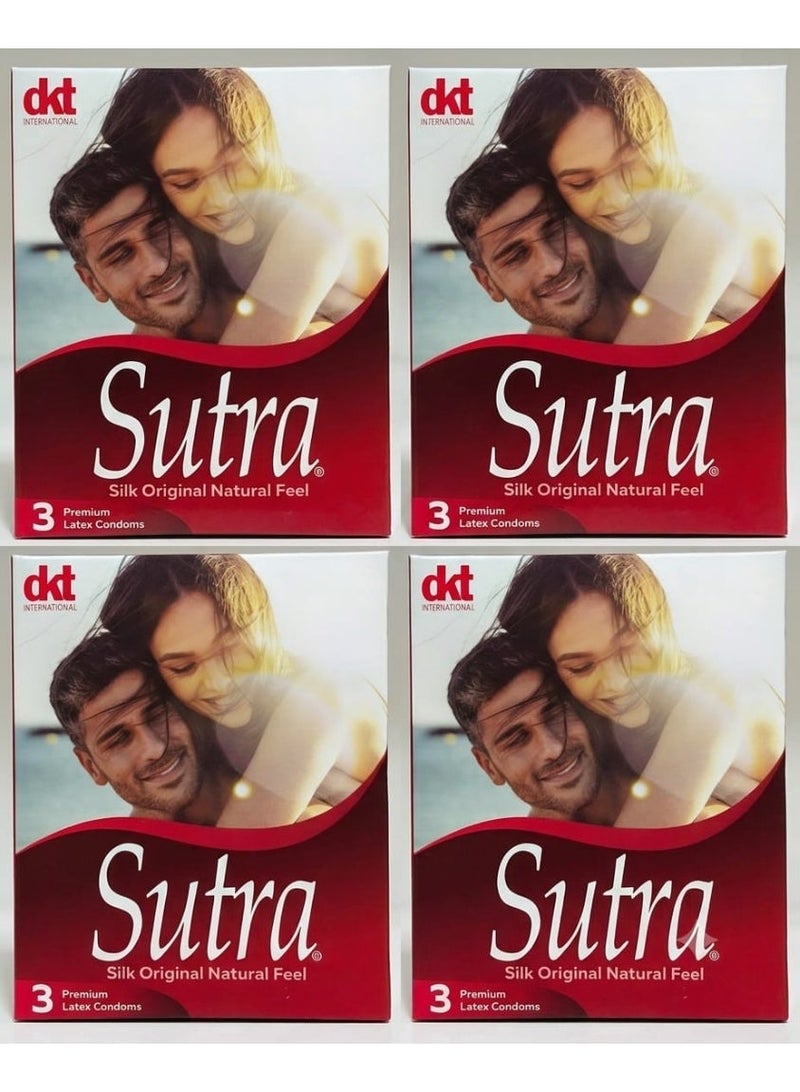 Sutra Classic Condoms - 4 Pack Of 3 Pieces - Image 2