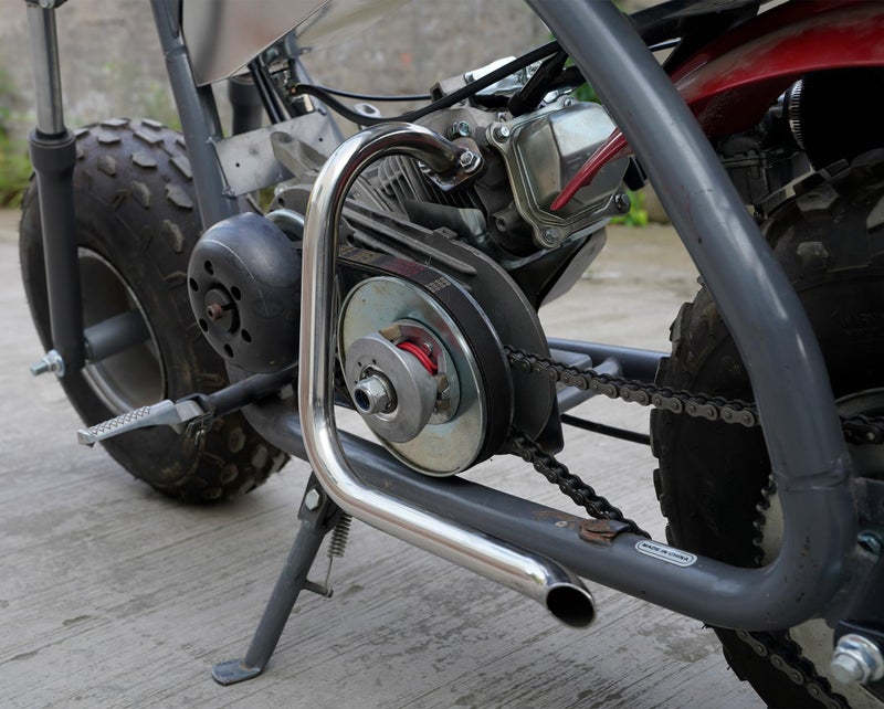 JMCHstore Left Long Pipe for For Coleman CT200U BT200X KT196,For Predartor 212 Engine Baja MB165 MB200 Doodlebug Mini Bike, Axis M200, Mini Bikes 212CC, Hisun 196cc Engine - Image 4