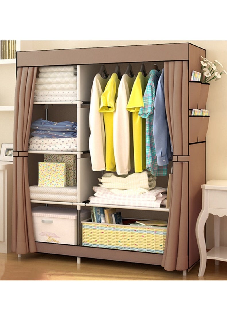 Fabric Closet, Portable Wardrobe Clothes Storage Organizer 128x45x170 cm - pzsku/Z8F5EC23ECAC03EC907F2Z/45/_/1715138063/2bb28cf8-3261-4e57-9619-736c7cbe269c