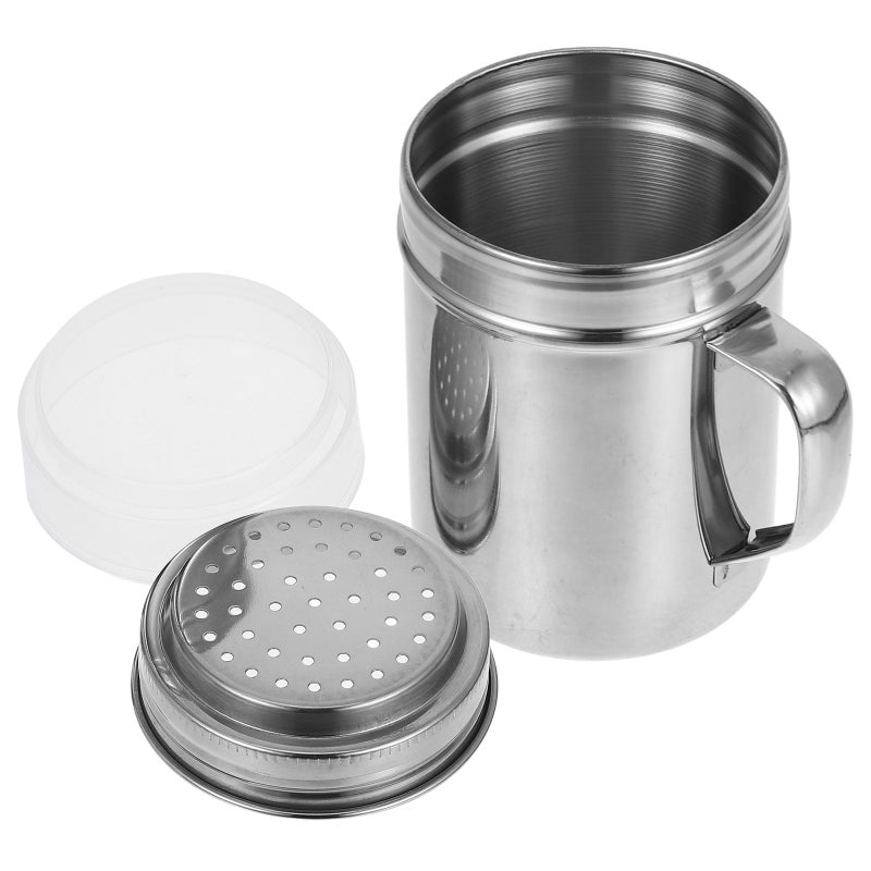 Stainless Steel Dredge Shaker Kitchen Spice Cooking Seasoning Shakers Pepper Shaker with Handle for Pepper Sugar Seasonings - Image 5