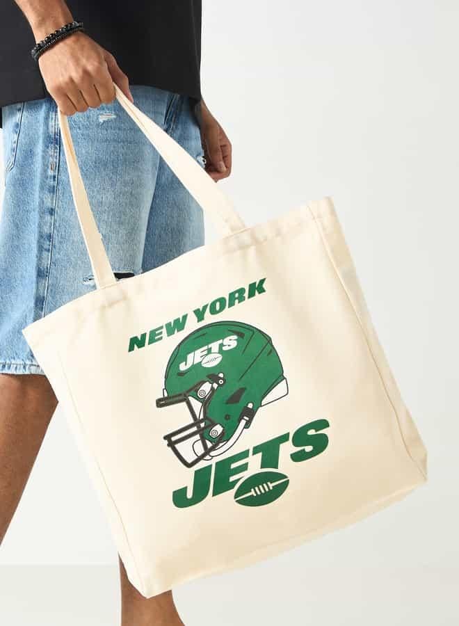 SP Characters Printed Shopper Bag with Double Handle - Image 2