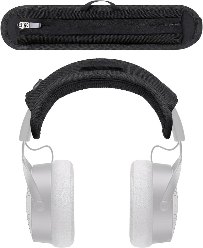 Voarmaks غطاء وسادة الحزام المتوافق مع Beyerdynamic PRO X، سلسلة سماعات PRO X، DT 700 PRO X و DT 900 PRO X، وسادة ناعمة بسمك 6 مم، سحاب منزلق بدون اهتزاز، مع حلقة تعليق - Image 1