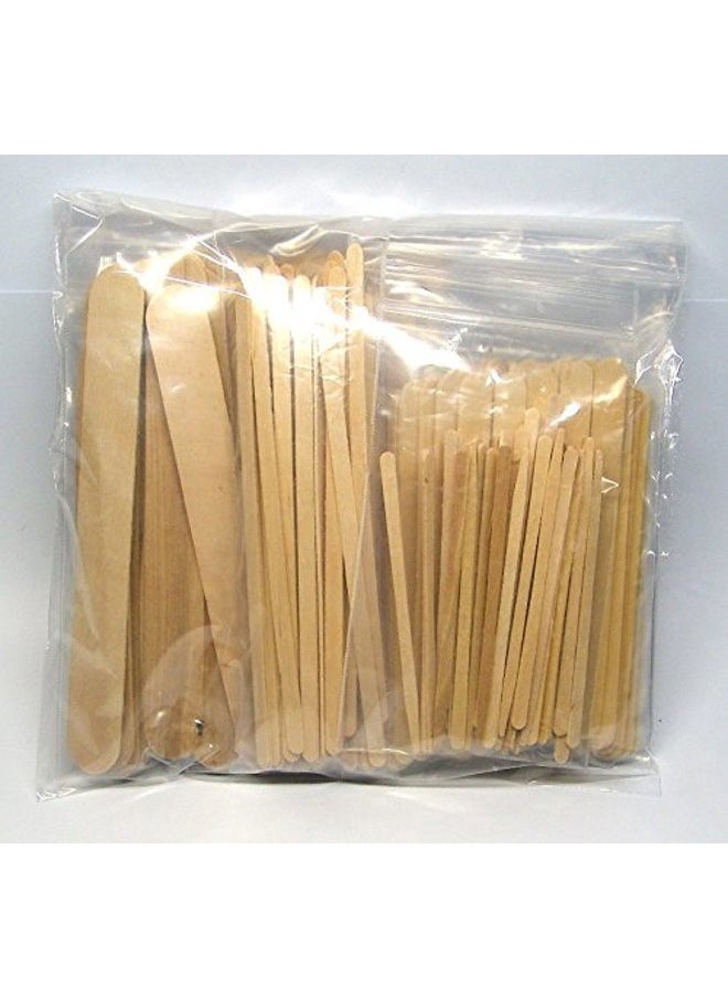 NSI 200 Pc Wood Wax Applicator Stick Assortment for Facial, Eyebrow, Body by NetSellsIt  - Image 2