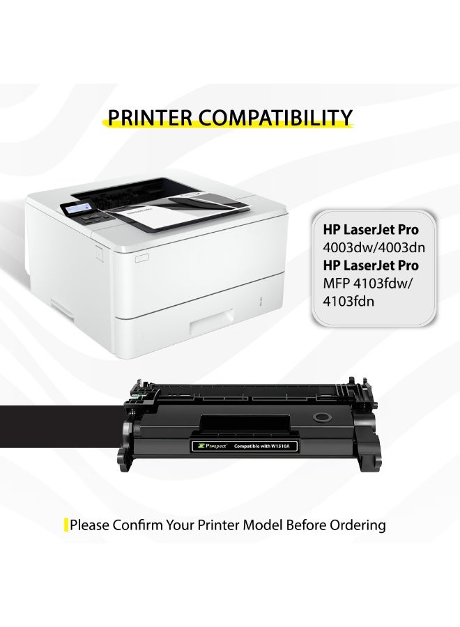 Prospect Toner Cartridge 151A W1510A Black Compatible with HP LaserJet Pro 4003dw 4003dn MFP 4103fdw 4103fdn  - Image 5
