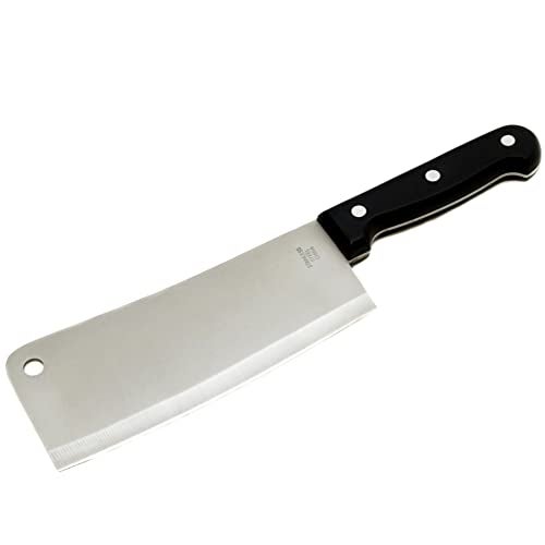 Chef Craft Select Meat Cleaver 7 Inch Blade 12 Inches In Length Stainless SteelBlack