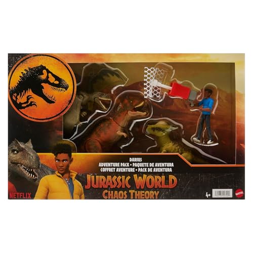 JURASSIC WORLD Articulated Darius Dinosaur Figurines 3Pack by Jurassic World - Image 1
