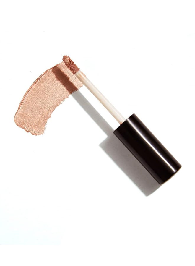 Ruby's Organics ظلال العيون السائلة والمعدنية للنساء - لونا، وردي باهت معدني، فضي، 6.5 مل - Image 2