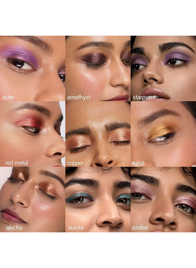 Ruby's Organics ظلال العيون السائلة والمعدنية للنساء - لونا، وردي باهت معدني، فضي، 6.5 مل - Image 5