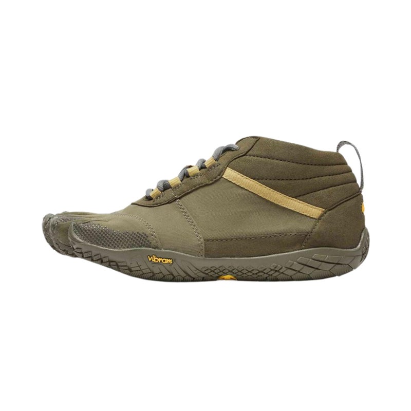Vibram Menâ€™s FiveFingers V-Trek Trail Hiking Shoes â€“ Minimalist Outdoor Footwear with Wool Blend Upper, Megagrip Outsole, Lightweight, Durable for Trekking, Military, 41 EU / 8.5 - 9 US