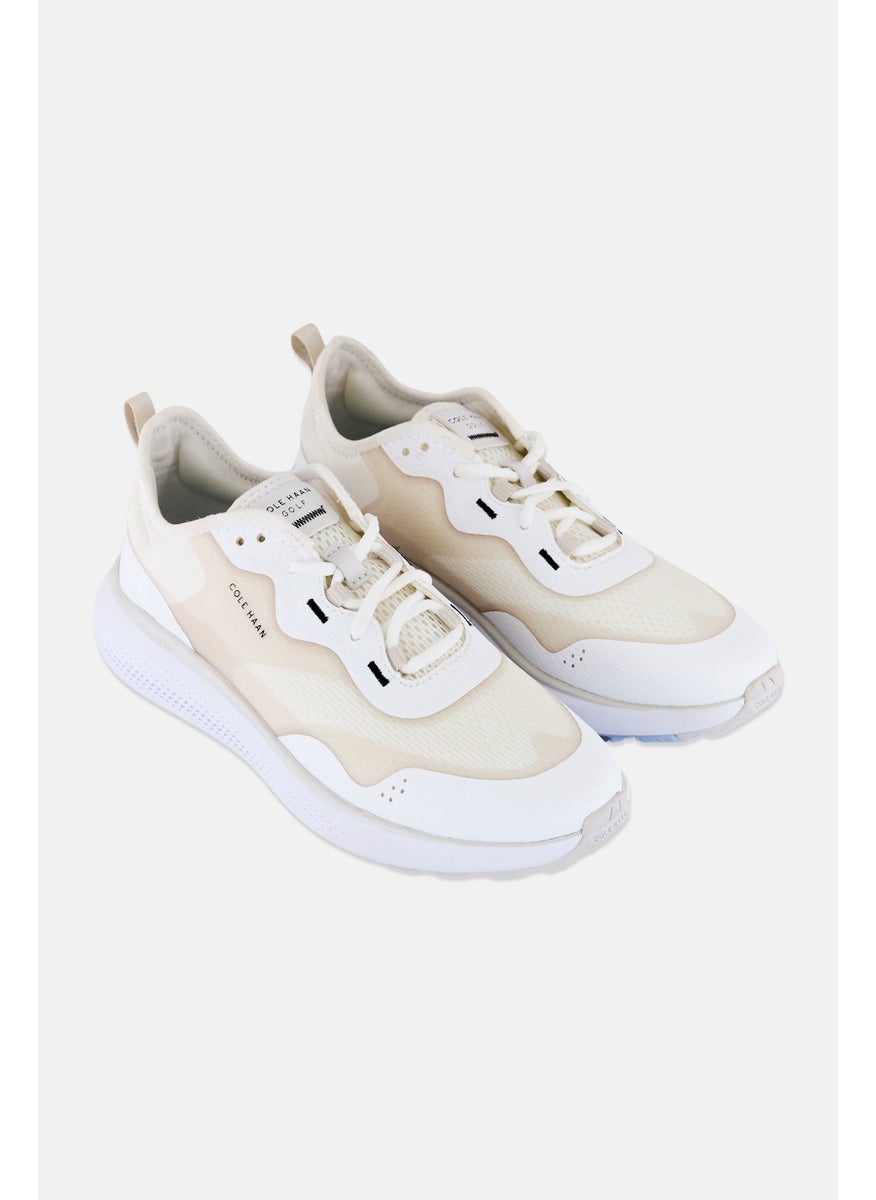 COLE HAAN Women Medium Zg Fairway Golf Lace Up Shoes, Beige  - Image 1