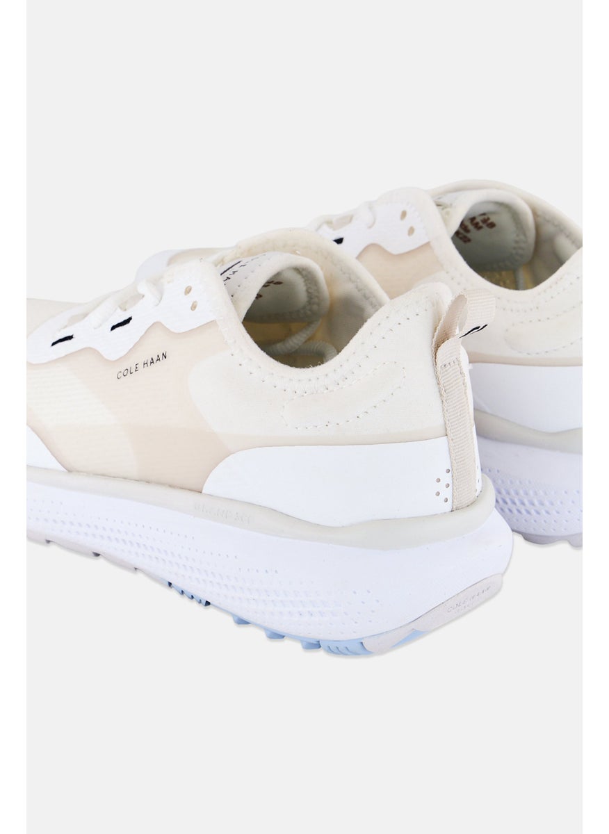 COLE HAAN Women Medium Zg Fairway Golf Lace Up Shoes, Beige  - Image 2