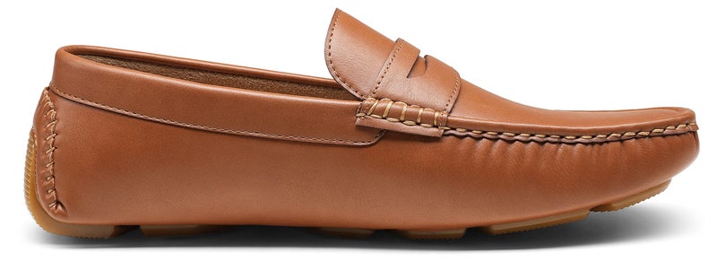 Vostey Men's Loafers Slip on Shoes Brown Loafers Driving Loafers Casual Penny Loafers for Men (BMY3002 Brown 10) - Image 4