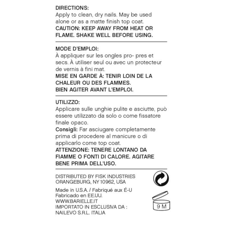 BARIELLE Matte Inee Nail Protection .5 ounce - Image 3