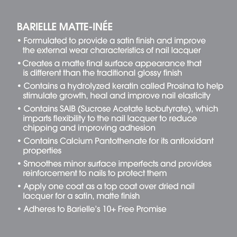 BARIELLE Matte Inee Nail Protection .5 ounce - Image 4