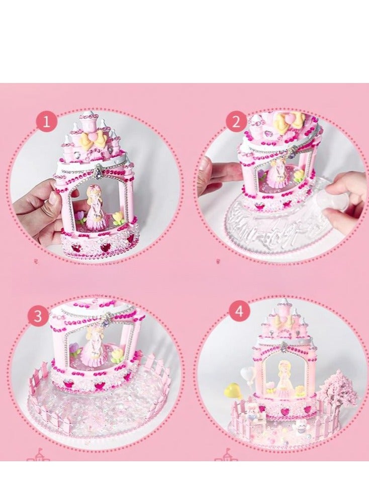 Girl's Creative Handmade Material Bag Making Night Light Birthday Gift Toy  - Image 4