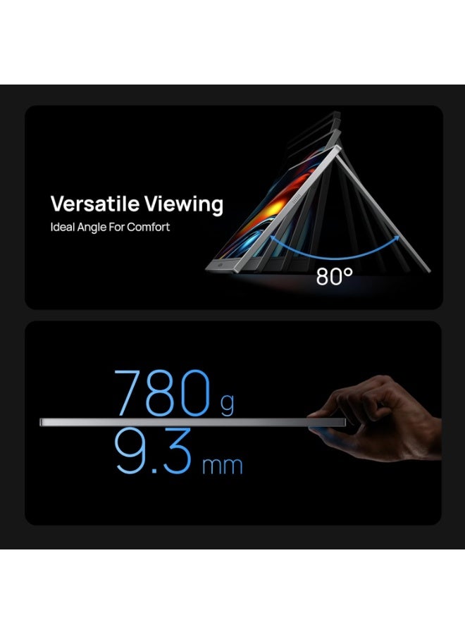ARZOPA 16.1 Inch Portable Monitor FHD 1080P IPS Laptop Screen, 100% sRGB HDR External Display with Built-in Kickstand, USB-C & Mini HDMI Gaming Monitor for PC, MacBook, Phone, Xbox, PS5, Nintendo Switch - Image 5