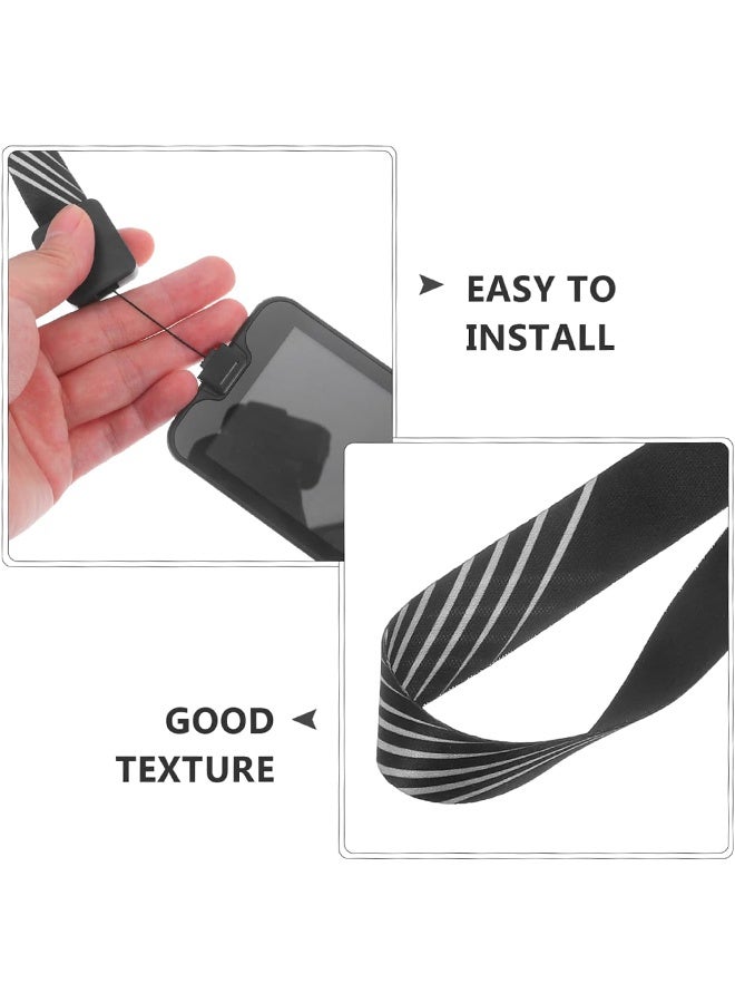 اتش واي 2 قطع من حوامل بطاقات الأسماء مع حبل حول العنق، حامل بطاقات تعريف مع مشبك وحبل للمدرسة أو العمل أو المكتب - Image 2