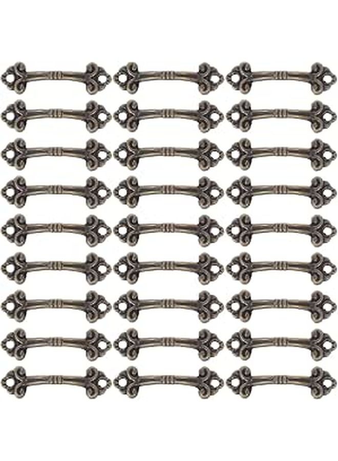 Vintage Metal Alloy Cabinet Knobs And Drawer Pulls For Jewelry Box Furniture Hardware Replacement 48 Pcs Set - Image 1
