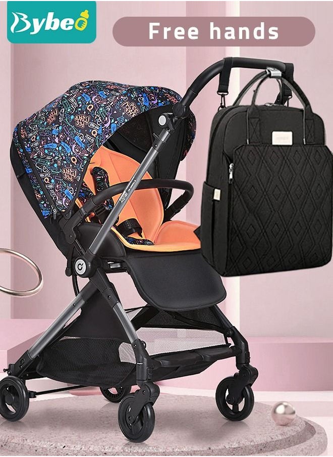Bybeo Fashionable Baby Diaper Backpack with Changing Station Waterproof Large Capacity Multifunction Maternity Mummy Bags  - Image 3