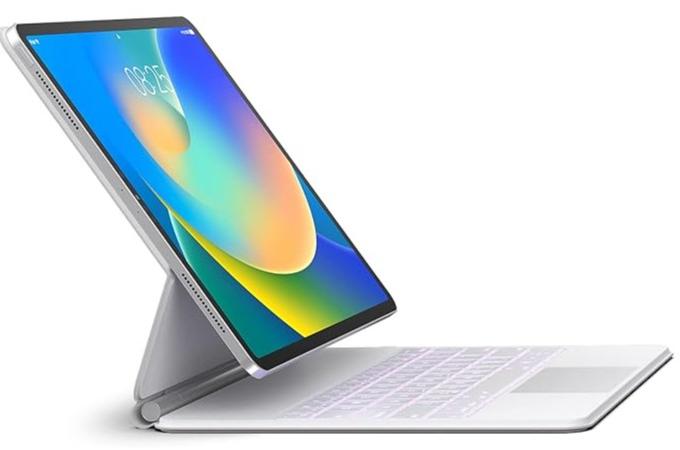 Arabic and English Keyboard Case for iPad Air 11-inch (M2) & iPad Pro 11 inch (1st/2nd/3rd/4th Generation) – Magic-Style Magnetic Keyboard Case with Multi-Touch Trackpad Compatible with 10.9” iPad Air 4th/5th Gen. - Image 1