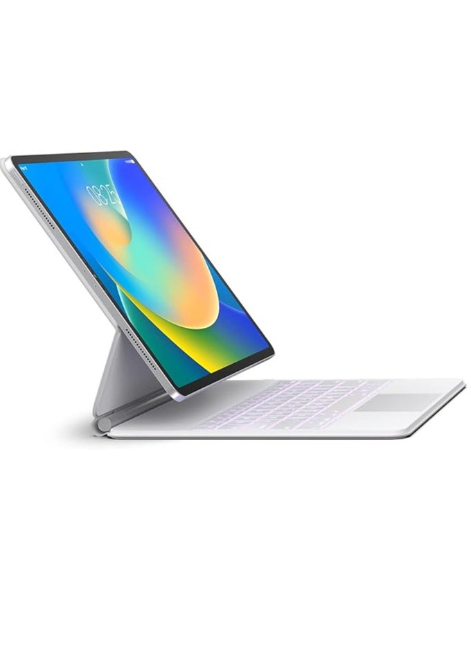Generic - Arabic and English Keyboard Case for iPad Air 11-inch (M2) & iPad Pro 11 inch (1st/2nd/3rd/4th Generation) – Magic-Style Magnetic Keyboard Case with Multi-Touch Trackpad Compatible with 10.9” iPad Air 4th/5th Gen. - Image 1
