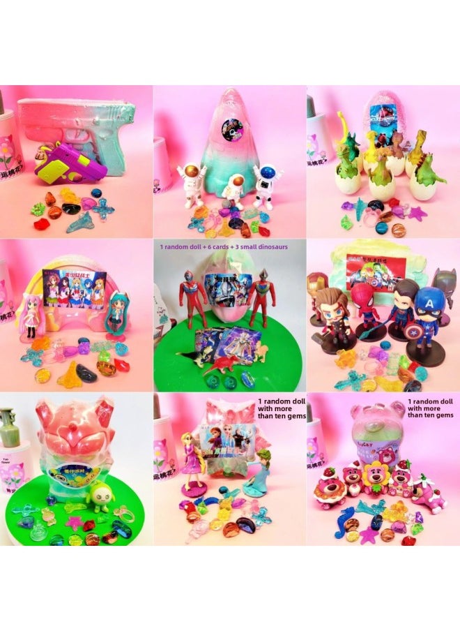 Generic - Gem Archaeological Digging Toys Ore Fossil Children's Handmade DIY Boys And Girls Acrylic Archaeological Digging Toys-Color:Extra Large Edition Ultraman - Image 1