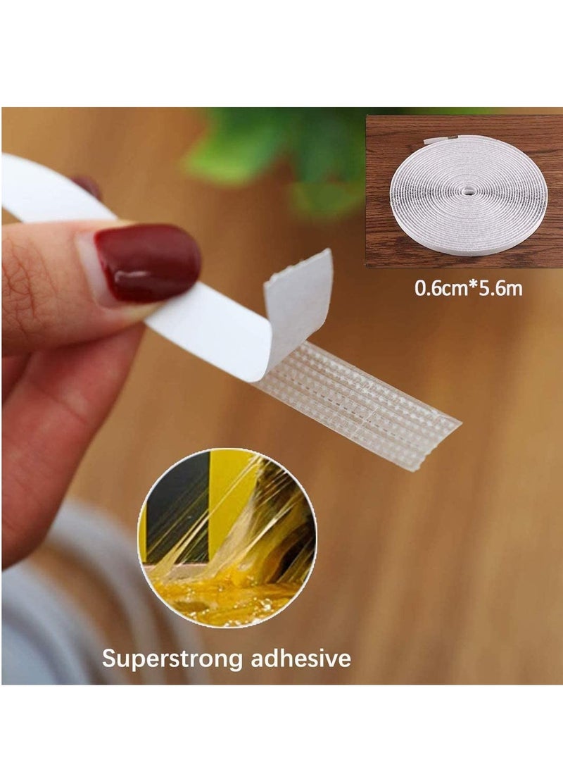 SYOSI - Fly Screen Nets 3 Pack 1.3m x 1.5m Mosquito Insect Mesh Protector Kit with Self Adhesive Tapes Rolls Tape Transparent Cut Without Drilling Bug Bee ProtectorWhite for Window - Image 1