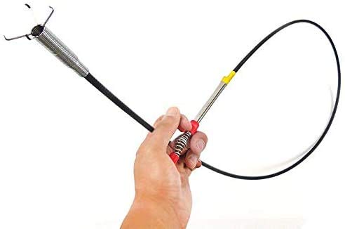 Dr pen DRPEN Flexible Grabber Claw Pick Up Reacher Tool Drain Clog Remove Tool With 4 Claws Bendable Hose Pickup Reaching Assist Tool for Litter Pick Home and Kitchen Sink Drains Toilet 63 inch - Image 1