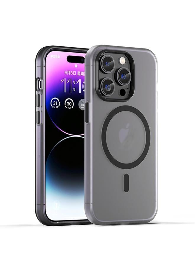 اس-توب جراب لهاتف iPhone 16 Pro Max MagSafe Frosted شفاف TPU + PC جراب هاتف بتغطية كاملة - Image 1