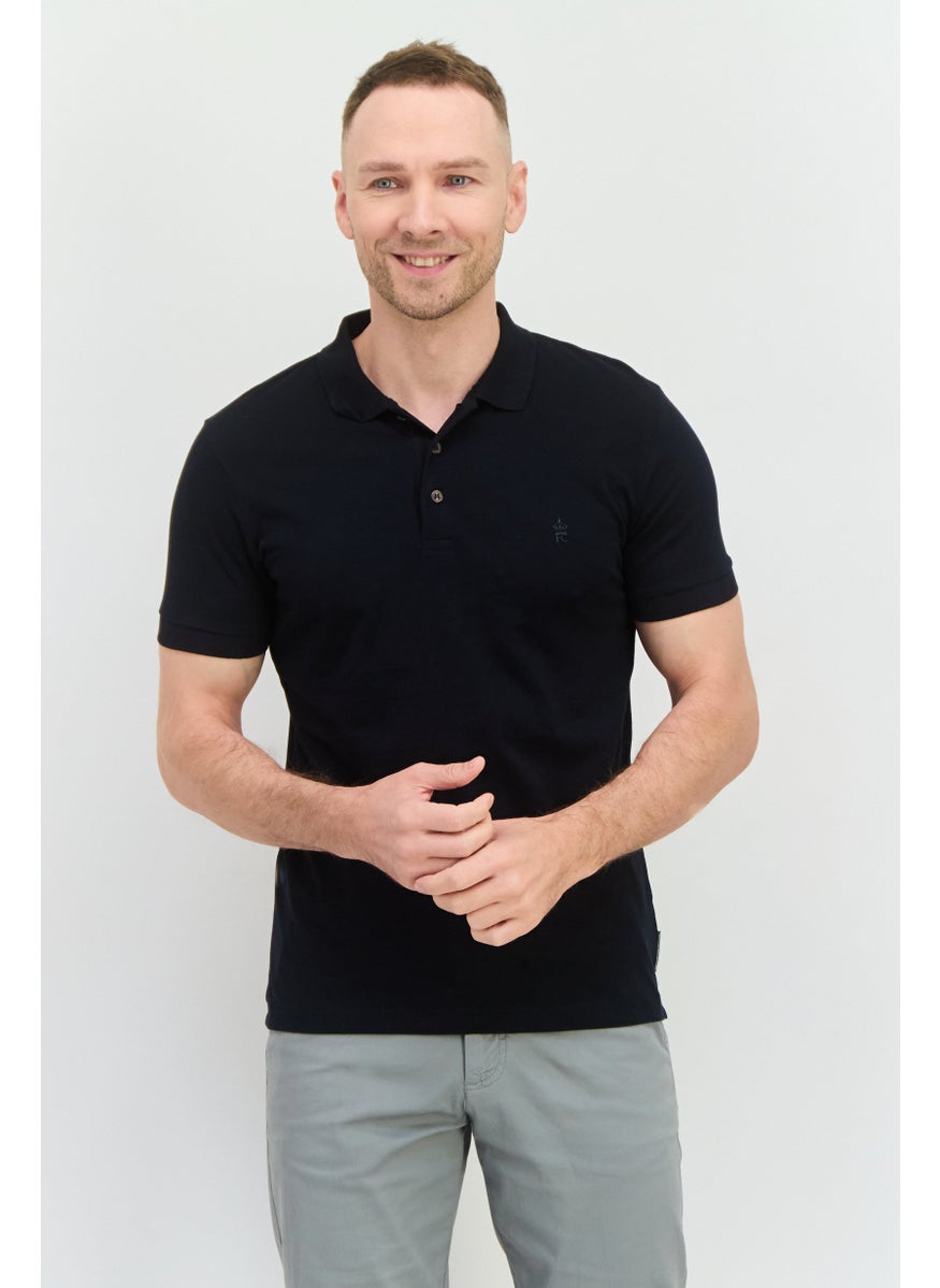 Men 3 Pieces Regular Fit Brand Logo Short Sleeve Polo, Navy - pzsku/Z8F5F9ADAFA41DF7DAE80Z/45/_/1739629366/351b120e-2830-4406-827b-fb36b1e592a8