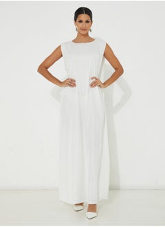 Rosette Abaya INNER White Dress  - Image 2