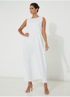 Rosette Abaya INNER White Dress  - Image 1