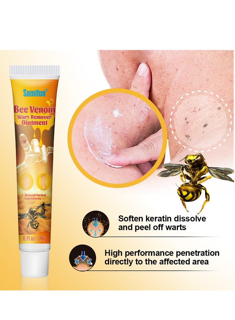 سوميفون مرهم إزالة الثآليل بسم النحل لإزالة الثآليل والشامات وتنعيم البشرة - Image 2