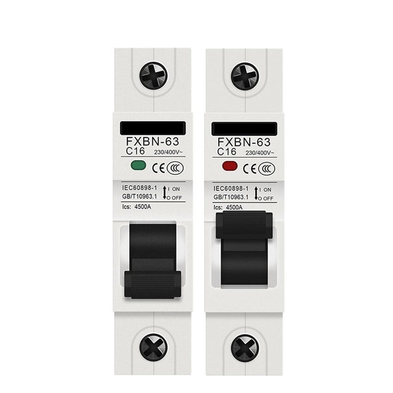 1P 16A MCB Mini Circuit Breaker 230V 400VAC Short Circuit Protection Air Switch - Image 4