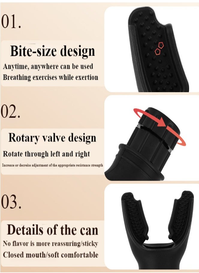 Healife Silicone Deep Breathing Exerciser, Increase Lung Capacity, Improve Sleep  - Image 3