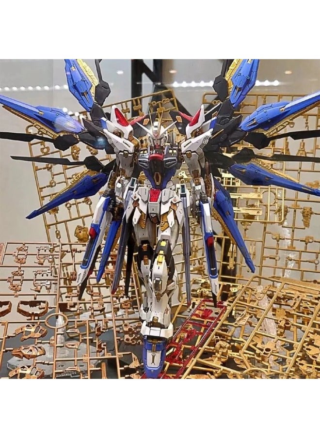Generic - National Model Boy Assembled Toy Gundam Model Hg Unicorn Red Heretic Angel Strike Free Building Block Figure-Color:First Generation Ancestor + Gun Shield - Free Bracket - Image 1