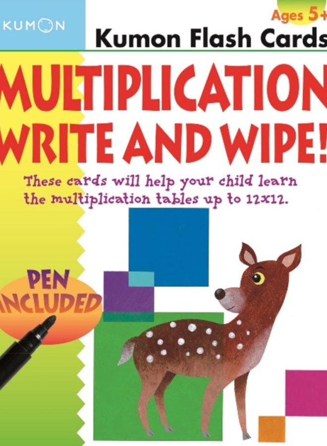 Multiplication Write & Wipe : Kumon Flash Cards