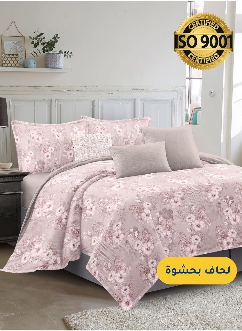 Microfiber Printed Comforter Sets, Fits 200 x 200 cm King / Double Size Bed, 6 Pcs, With Soft Filling, Celine Series - pzsku/Z8F60136EA215BB0D049AZ/45/_/1713491160/27e922b4-fec2-4b51-a6ba-1b39c3eb0ffe