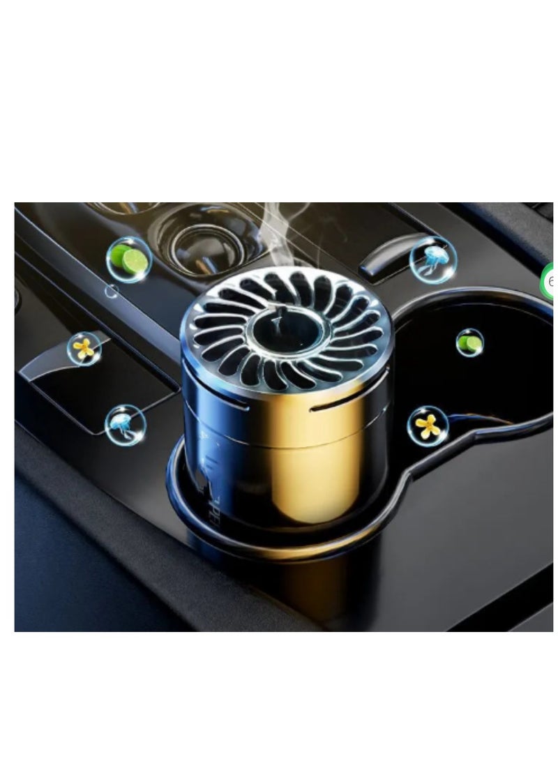 Car Aromatherapy Cup Car Perfume Air Freshener Car High-End Solid Fragrance Cream  Gardenia Fragrance - Image 1