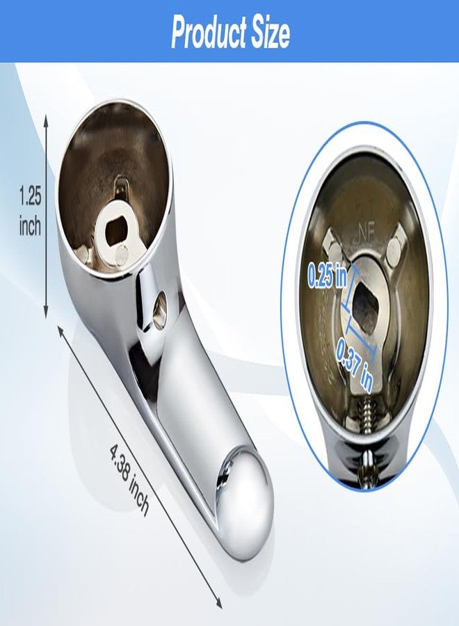 Tearel Single Metal Lever Handle Kit for 1300/1400 Series Tub Faucet for Delta H79, Chrome - Image 5