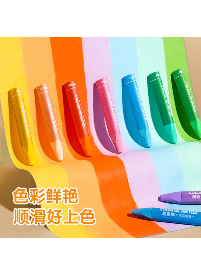 Deli Oil Painting Stick Primary School Kindergarten Children Color Crayon 12 Color 24 Color Drawing Pen Painting - Image 4