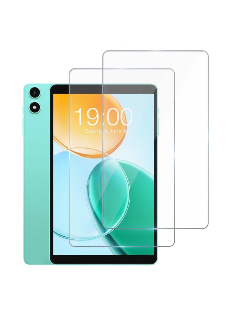general Screen protector compatible with Teclast P85 8-inch 2025 tablet computer tempered glass, 【2-piece set】 high-definition transparent 9H hardness scratch-resistant tempered glass - Image 1