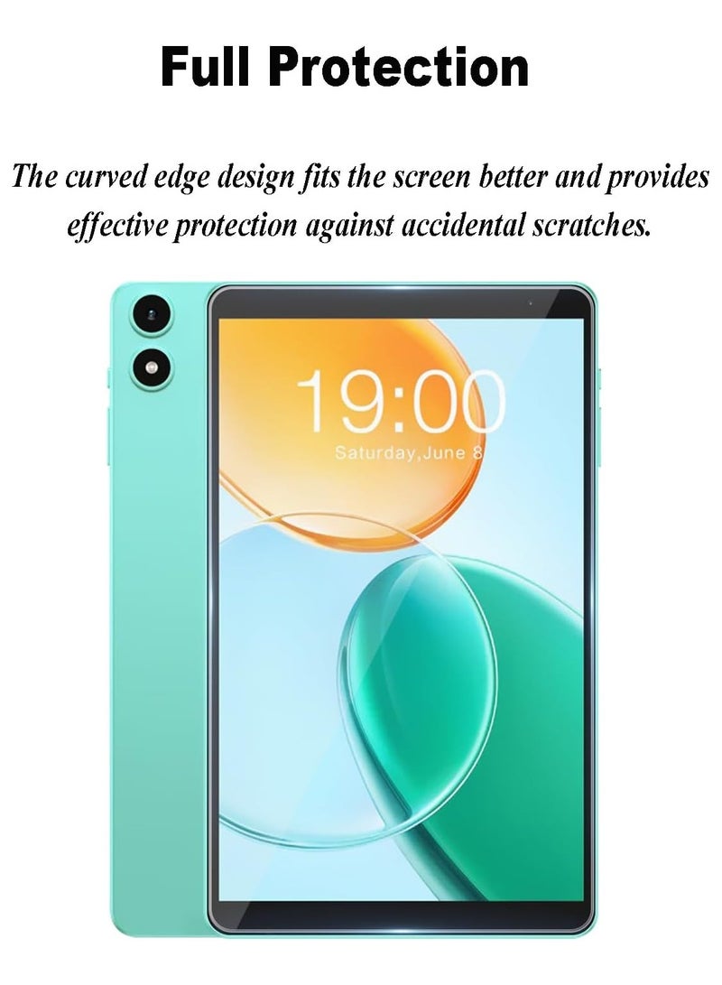 general Screen protector compatible with Teclast P85 8-inch 2025 tablet computer tempered glass, 【2-piece set】 high-definition transparent 9H hardness scratch-resistant tempered glass - Image 3