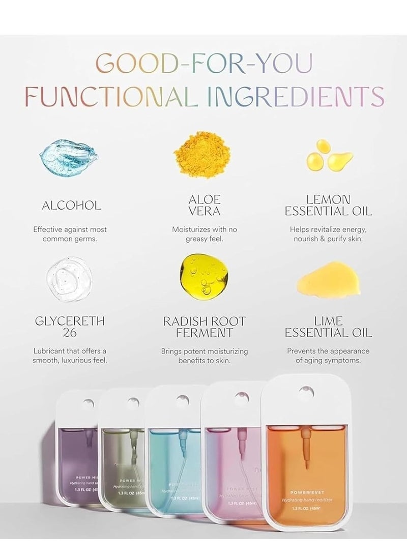 Power Mist Hydrating Hand Sanitizer Spray For Adults And Kids,Spray Hand Sanitizer Travel Size,Hydrating Hand Sanitizer Spray For Adults,Power Mist Hand Sanitizer 45ml (pumpkin) - Image 4