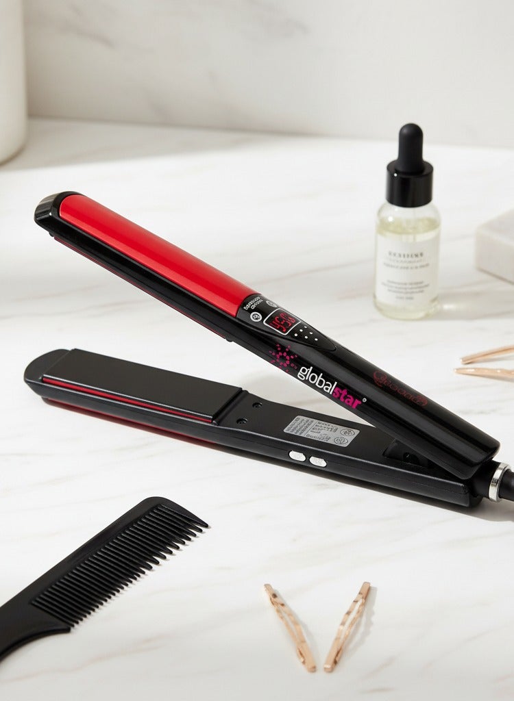 جلوبال ستار مكواة شعر جلوبالستار FL-1001 بدرجة حرارة 480°F – تسخين سريع وآمن لجميع أنواع الشعر - Image 2