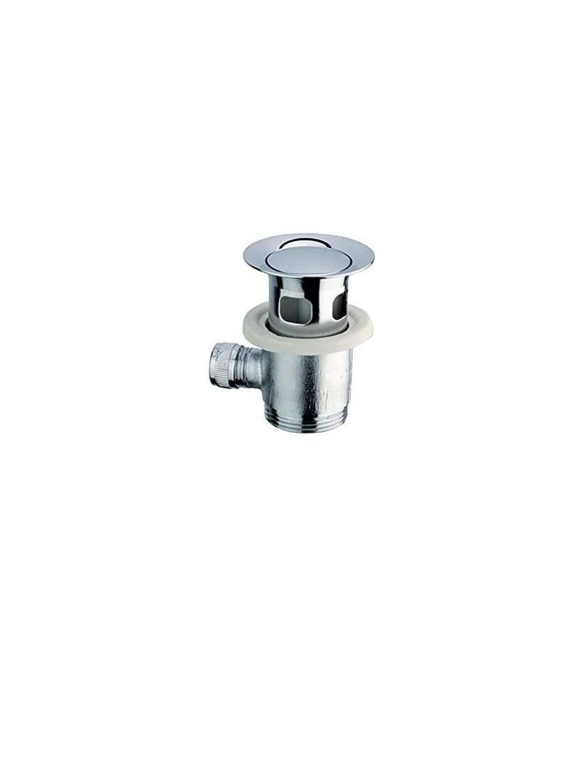 Lever-Operated Sink Drain Fitting Brass 1 1/4 Inch for Wash Basin  - Image 1